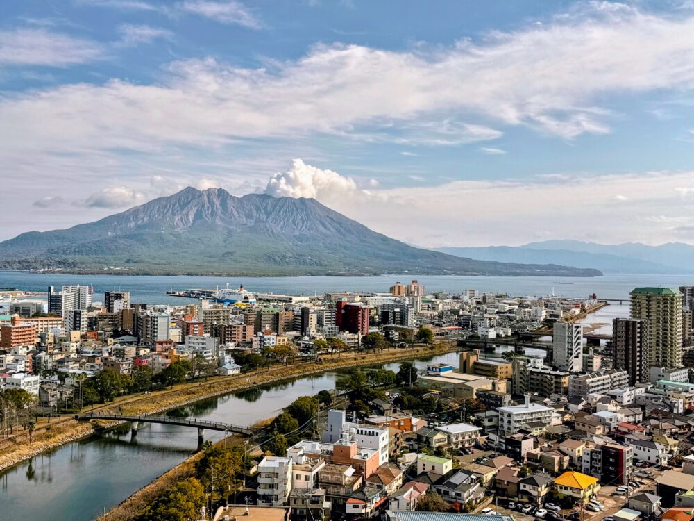 シェラトン鹿児島からの風景