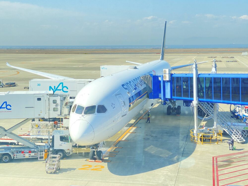 中部国際空港の飛行機