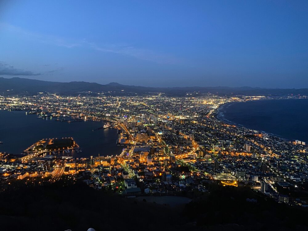 函館の100万ドルの夜景
