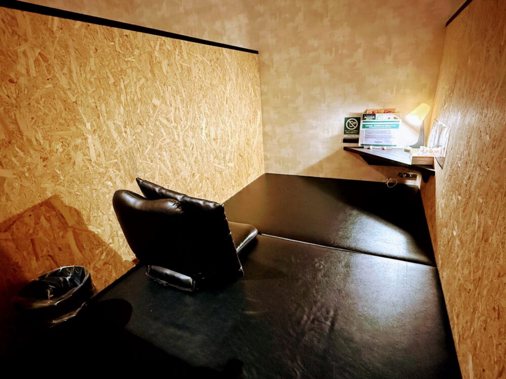 実際に利用した個室ブース