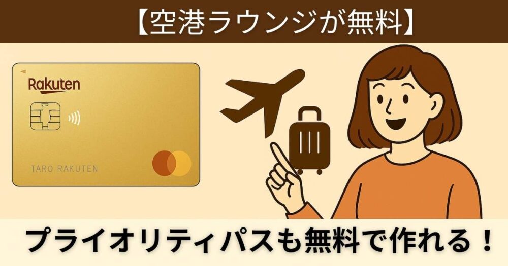 空港ラウンジが無料で使える図解