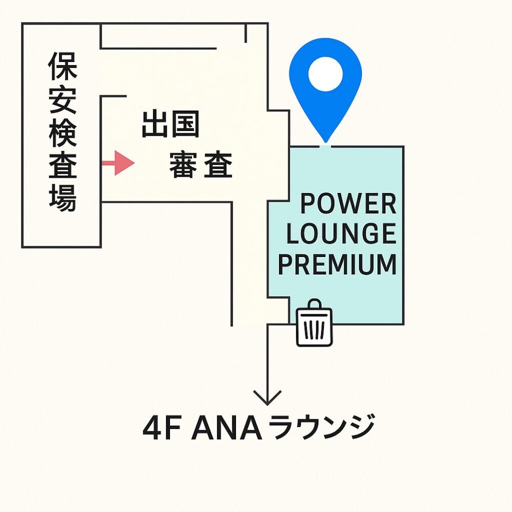 Power Lounge Premiumの場所
