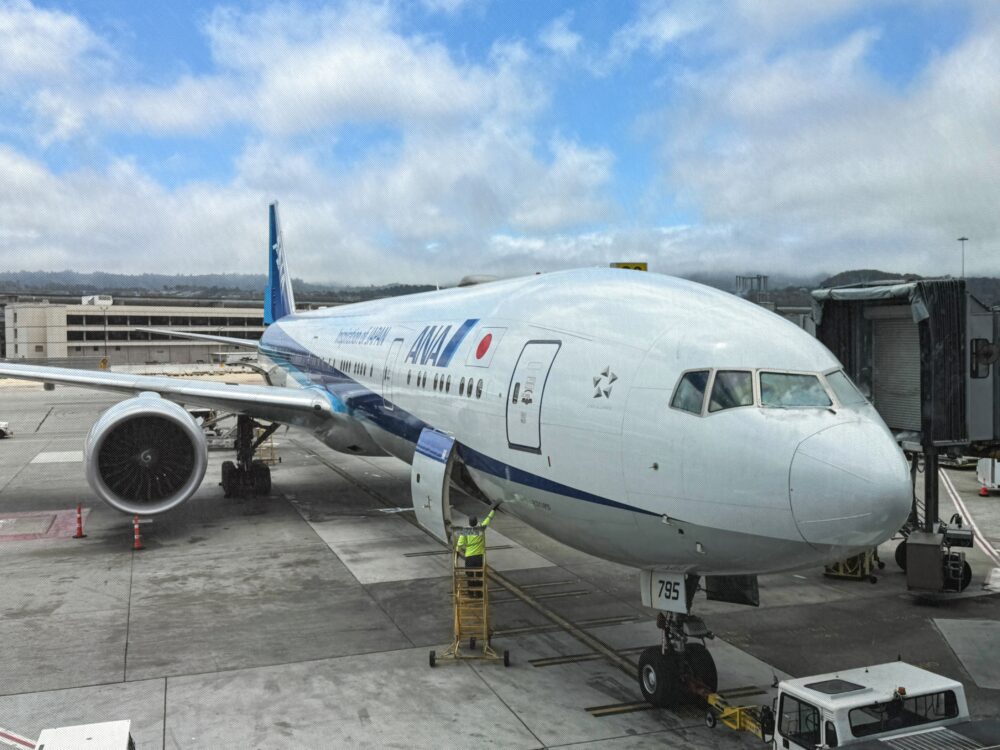 サンフランシスコ空港のANA