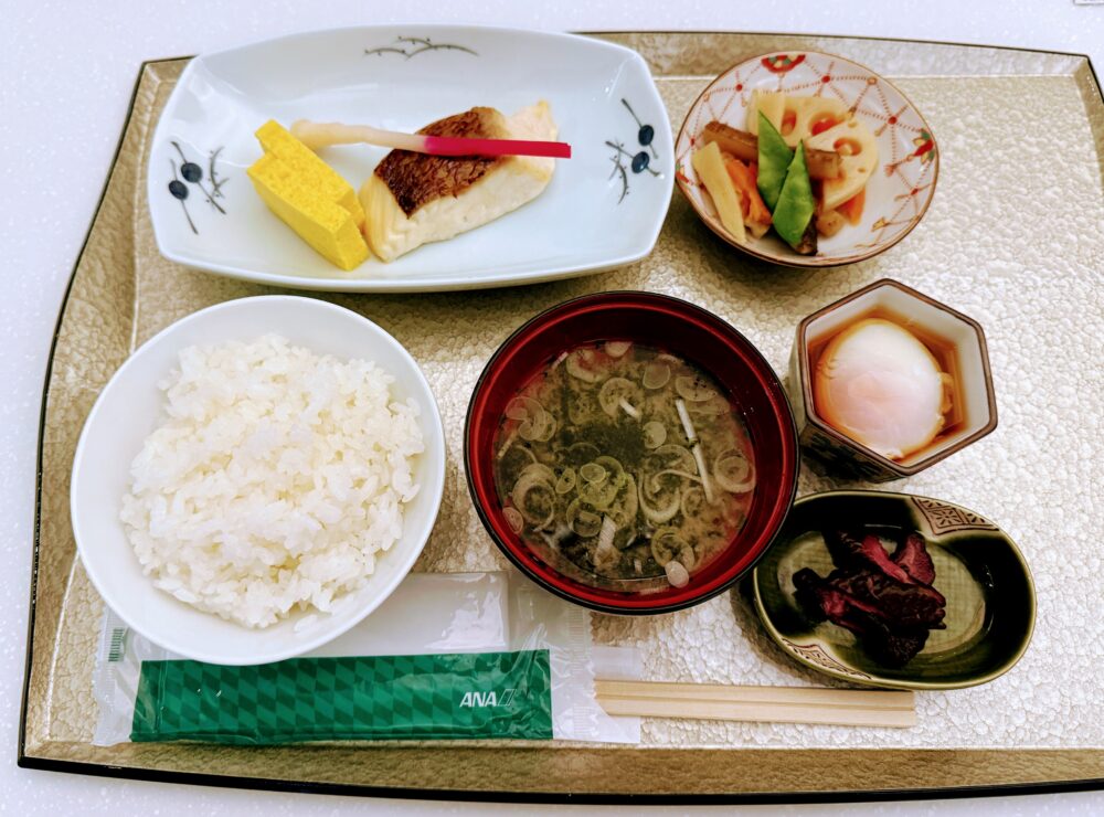 朝食メニュー「真鯛粕漬け焼き御膳」