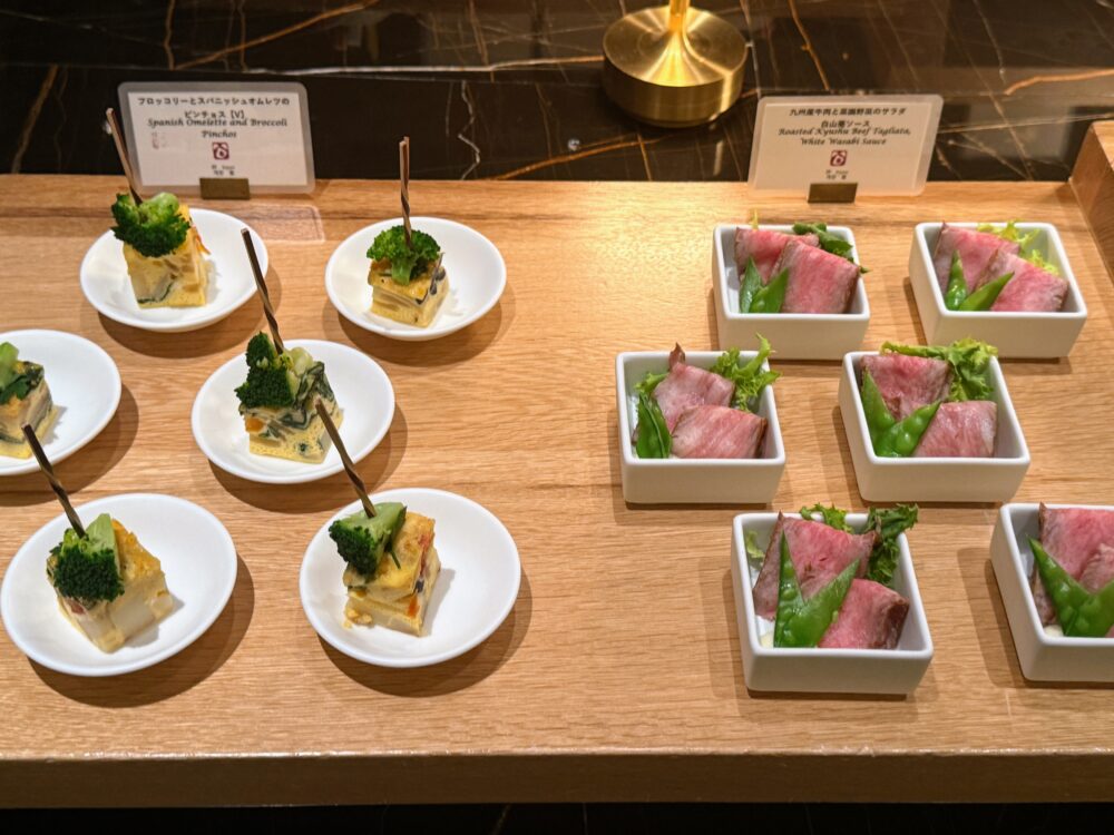 ブロッコリーとスパニッシュオムレツのピンチョス