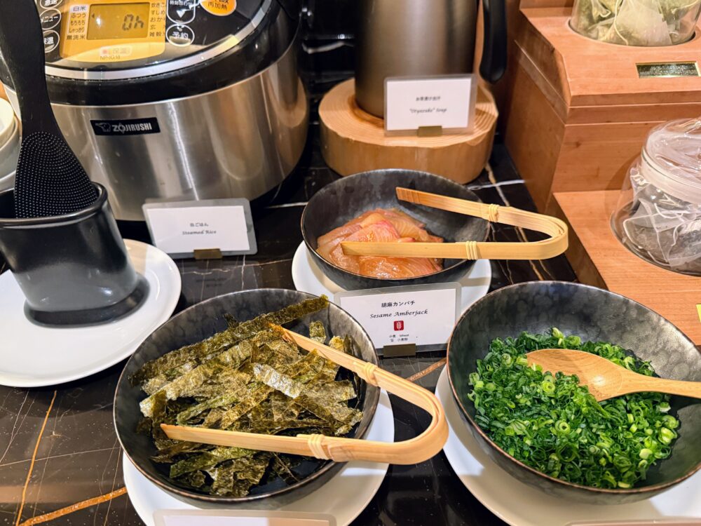 胡麻カンパチなどお茶漬けセット