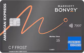 Marriott Bonvoy アメリカン・エキスプレス・カードのグレーの券面