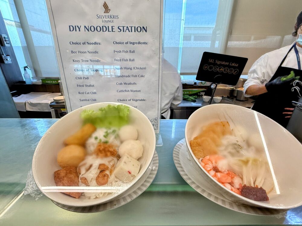 シルバークリスラウンジのDIYヌードルステーションで作った麺