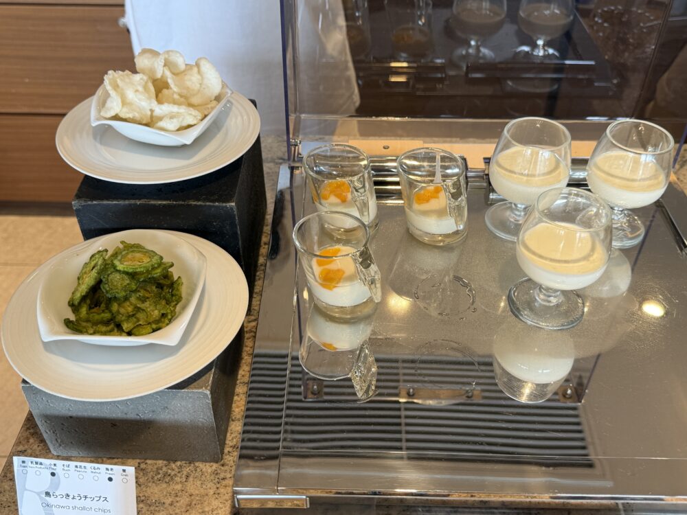 クラブラウンジの朝食コーナー