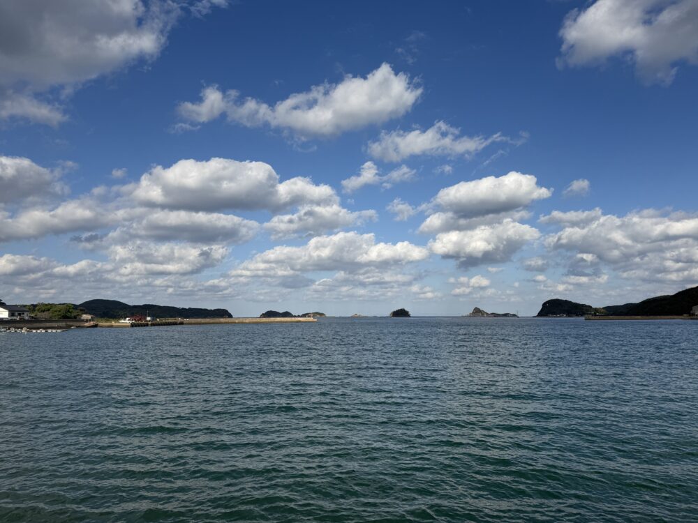 壱岐島の海と島々