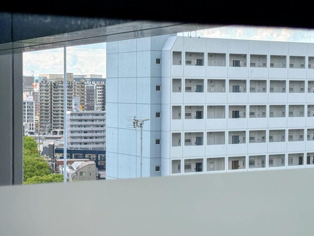 最上階11階の客室からの眺め