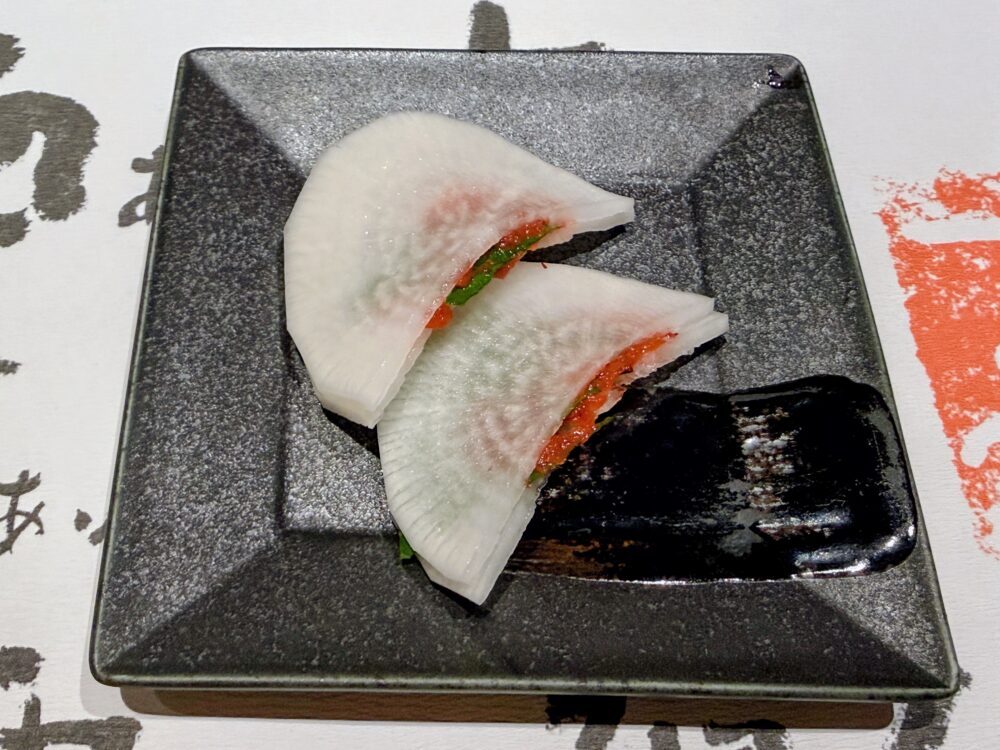 箸休めの梅紫蘇大根